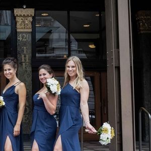 One shouldered Bridesmaid Dress